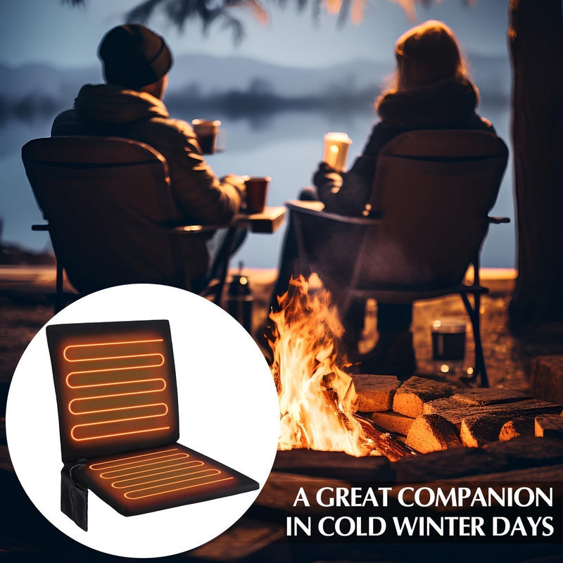 Cushions & Throws: Portable Heated Foldable Seat Cushion with USB Power