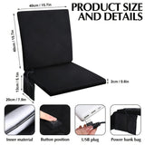 Cushions & Throws: Portable Heated Foldable Seat Cushion with USB Power