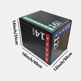 Gym Equipment & Accessories: Fitness Jump Box PVC Foam Training