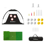 Golf Training Aids: Golf Practice Net with Mat & Target