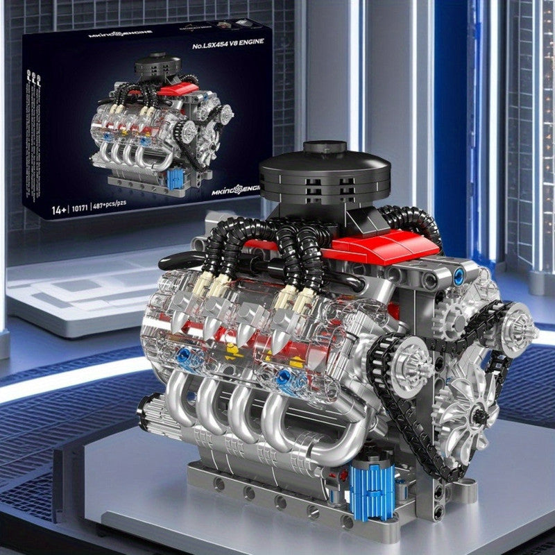 Building Toys: V8 Engine Simulation Model Blocks