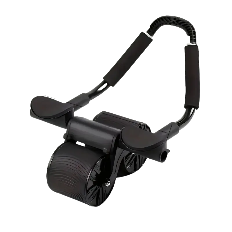 Gym Equipment & Accessories: Automatic Rebound Ab Roller with Elbow Pads