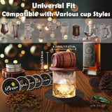 Drinkware: Whiskey Smoker Kit with 6 Wood Flavors & Accessories