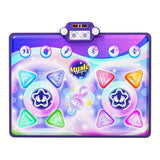 Activity Toys: Kids Dance Mat Double Player Interactive Music Game