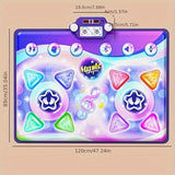Activity Toys: Kids Dance Mat Double Player Interactive Music Game