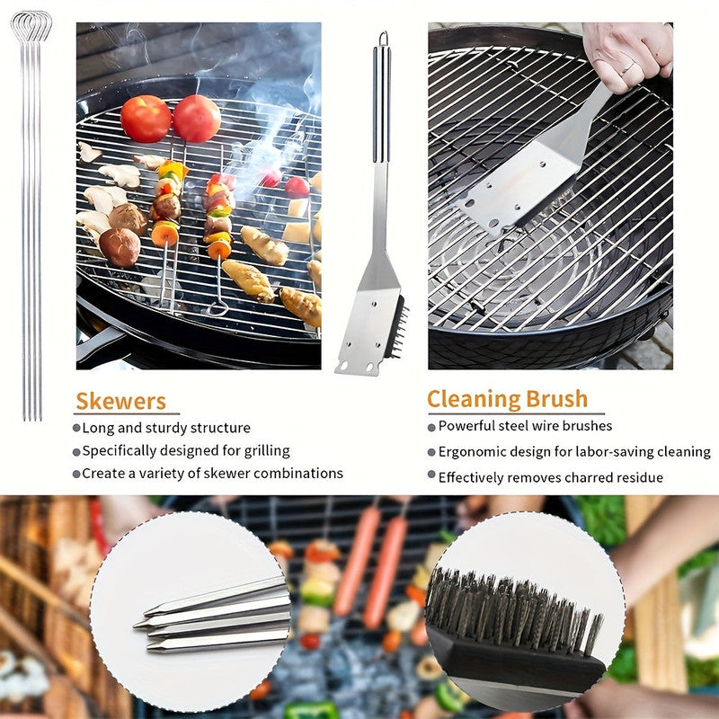 BBQ Grill Accessories Set (17pcs)