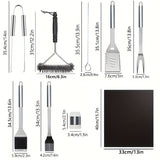 Cooktops & Stoves: BBQ Grill Accessories Set (17pcs)