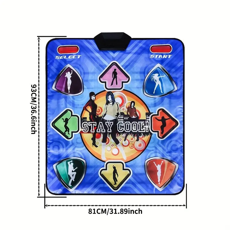 Activity Toys: Interactive Dance Mat USB Game Pad 200 Songs