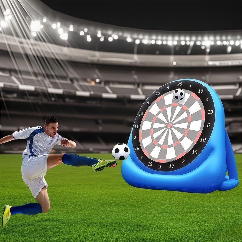 Inflatable Dart Board Game with 2 Soccer Balls
