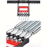 Gym Equipment & Accessories: 1Pc Multifunctional Spring Pedal Puller Fitness Tensioner(Black)