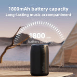 Bluetooth Speakers: Mini Portable Bluetooth Speaker Black