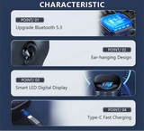 Bluetooth Wireless Earbuds Black