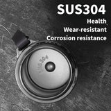 Drinkware: 1L Thermos Bottle with LED Temperature Display Black