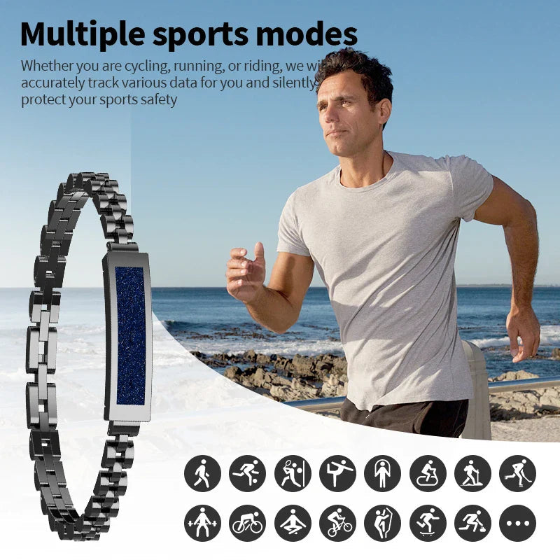Pedometer Health Smart Bracelet Black