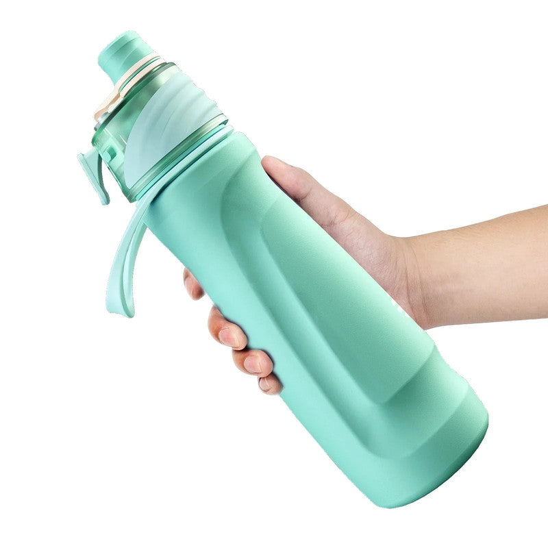 750ML Spray Water Bottle Green