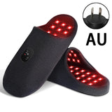 Wellness Accessories: Rechargeable Red Light Therapy Slippers Black
