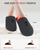 Wellness Accessories: Rechargeable Red Light Therapy Slippers Black