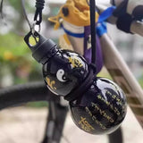Kitchen Utensils: 2pcs 800ml Gourd Water Bottle Black