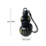 Kitchen Utensils: 2pcs 800ml Gourd Water Bottle Black