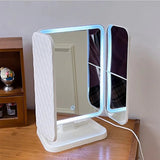 Makeup Mirrors: Trifold LED Makeup Mirror Beauty Lights