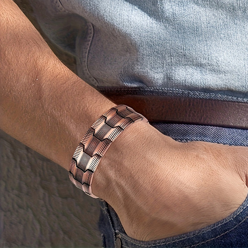 3X Strong Copper Magnetic Bracelet for Men