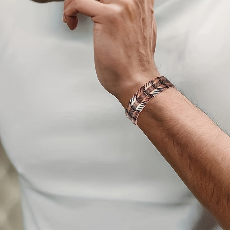3X Strong Copper Magnetic Bracelet for Men