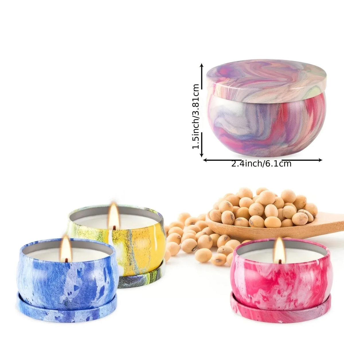 36pcs Soy Wax Scented Candle Gift Set 2.5 oz