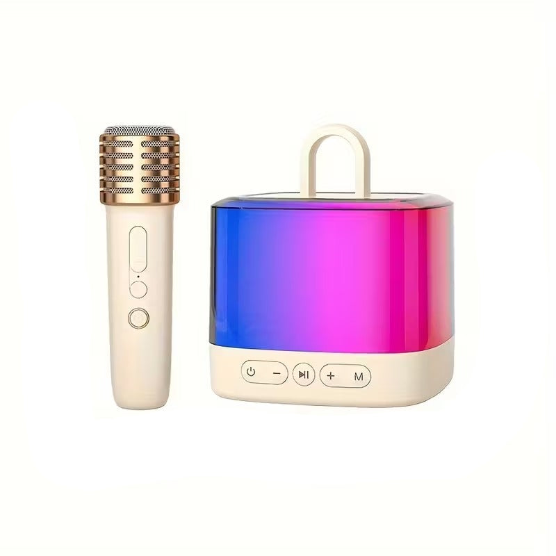 Audio Speakers: Mini Karaoke Machine with Wireless Microphones