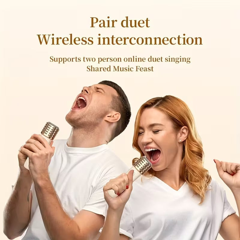 Audio Speakers: Mini Karaoke Machine with Wireless Microphones