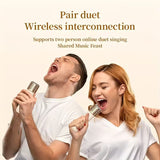 Audio Speakers: Mini Karaoke Machine with Wireless Microphones