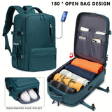 Backpacks: Large Capacity Travel Backpack with USB Charging