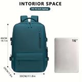 Backpacks: Large Capacity Travel Backpack with USB Charging
