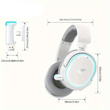 Over Ear Headphones: Wireless Gaming Headset with Surround Sound