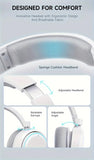 Over Ear Headphones: Wireless Gaming Headset with Surround Sound