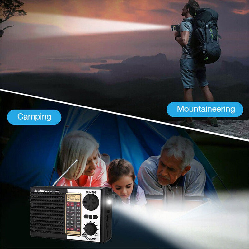 Radios: Solar Portable Radio with Digital Speaker