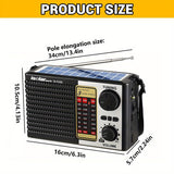 Radios: Solar Portable Radio with Digital Speaker