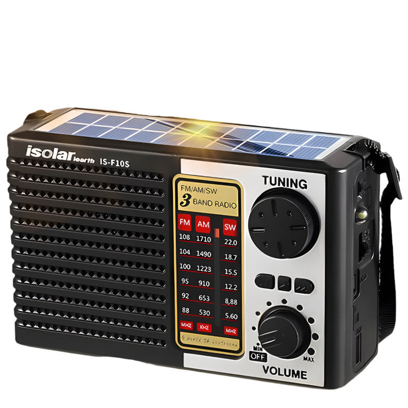 Radios: Solar Portable Radio with Digital Speaker