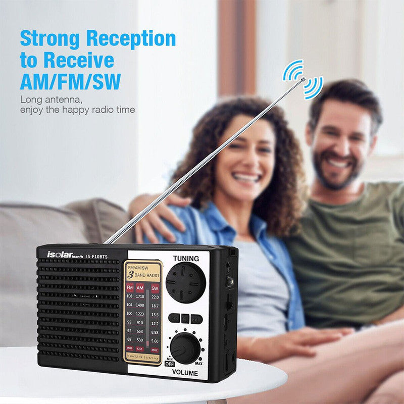 Radios: Solar Portable Radio with Digital Speaker