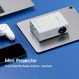 Projectors: 1080P HD Mini Projector with LED Display