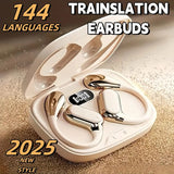 In Ear Headphones & Earbuds: AI Translation Wireless Earbuds Noise Cancelling