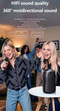 Audio Speakers: Wireless Speaker with Dual Karaoke Microphones