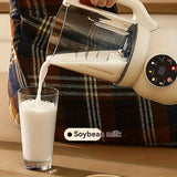 Food Mixers & Blenders: Automatic Nut Milk Maker with Rotating Cleaning Brush