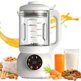 Food Mixers & Blenders: Automatic Nut Milk Maker with Rotating Cleaning Brush