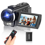 Camera Accessories: 1080P 24MP Digital Camera with 3.0" LCD