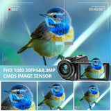 Camera Accessories: 1080P 24MP Digital Camera with 3.0" LCD