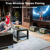 Audio Speakers: Portable Karaoke Speaker with 2 Wireless Microphones
