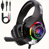 Over Ear Headphones: Gaming Headset PC PS4 PS5 Xbox RGB