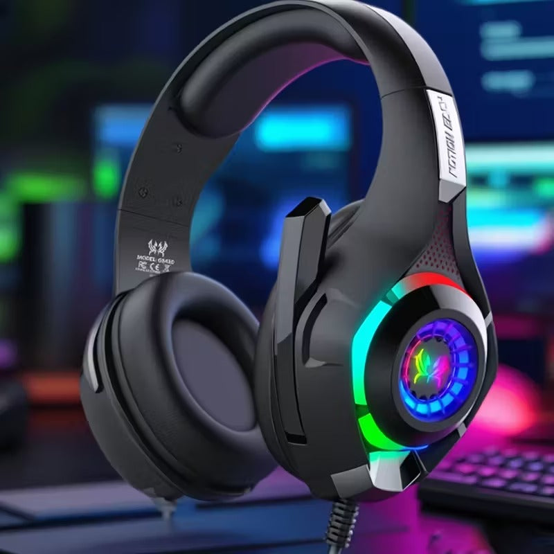Over Ear Headphones: Gaming Headset PC PS4 PS5 Xbox RGB