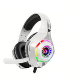 Over Ear Headphones: Gaming Headset with Mic & LED Lights