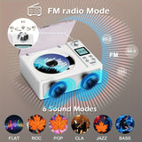 Audio Speakers: CD Player with Wireless Speaker & FM Radio